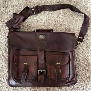 Leather Saddle Bag